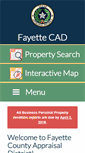 Mobile Screenshot of fayettecad.org
