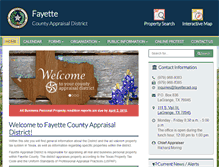 Tablet Screenshot of fayettecad.org